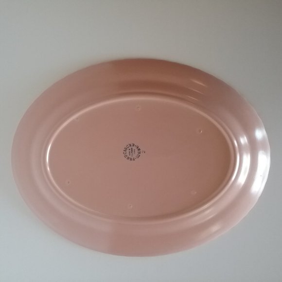 Franciscan Coronado Coral Beige Matte Platter 13" - Picture 7 of 11